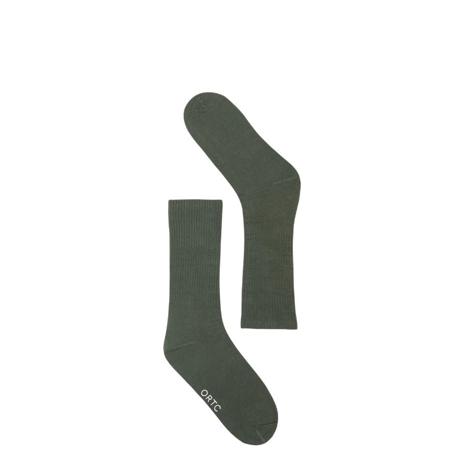 RIBBED SOCKS - OLIVE