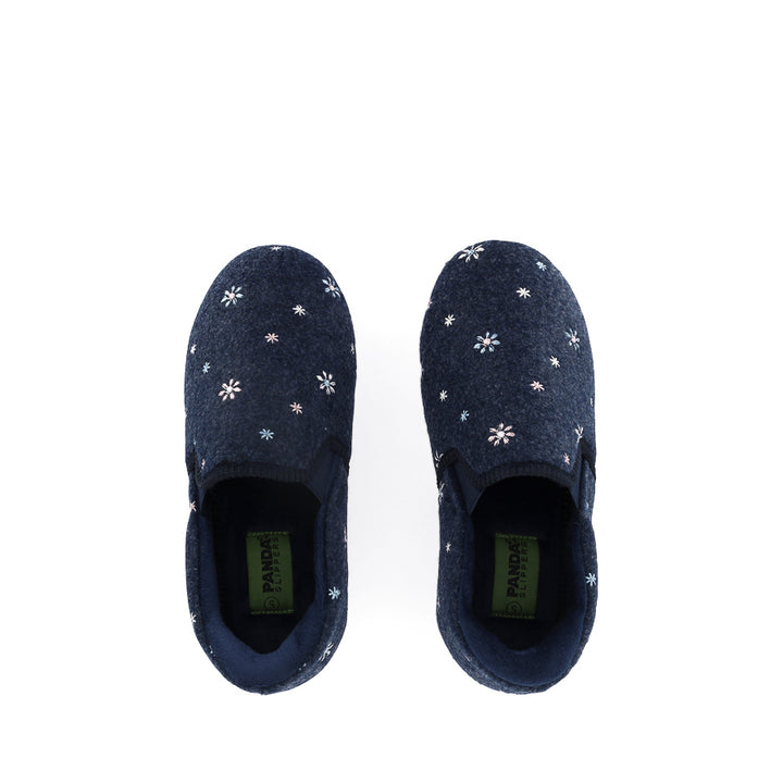 ELEANOR - NAVY FLOWER