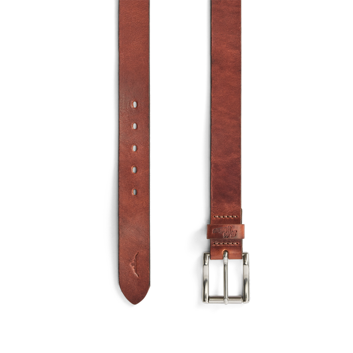 BERWICK BELT 1 1/4" DOUBLE BUTT LEATHER - MID BROWN