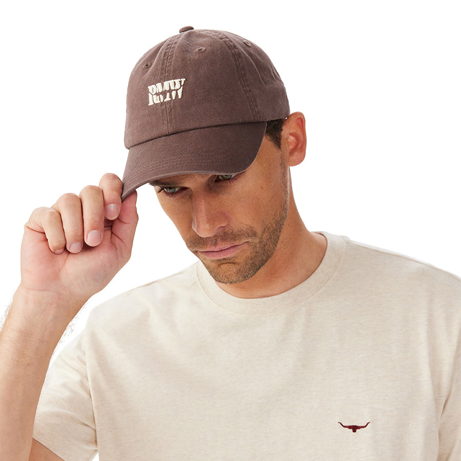 BRANDED TWILL CAP - HOT FUDGE