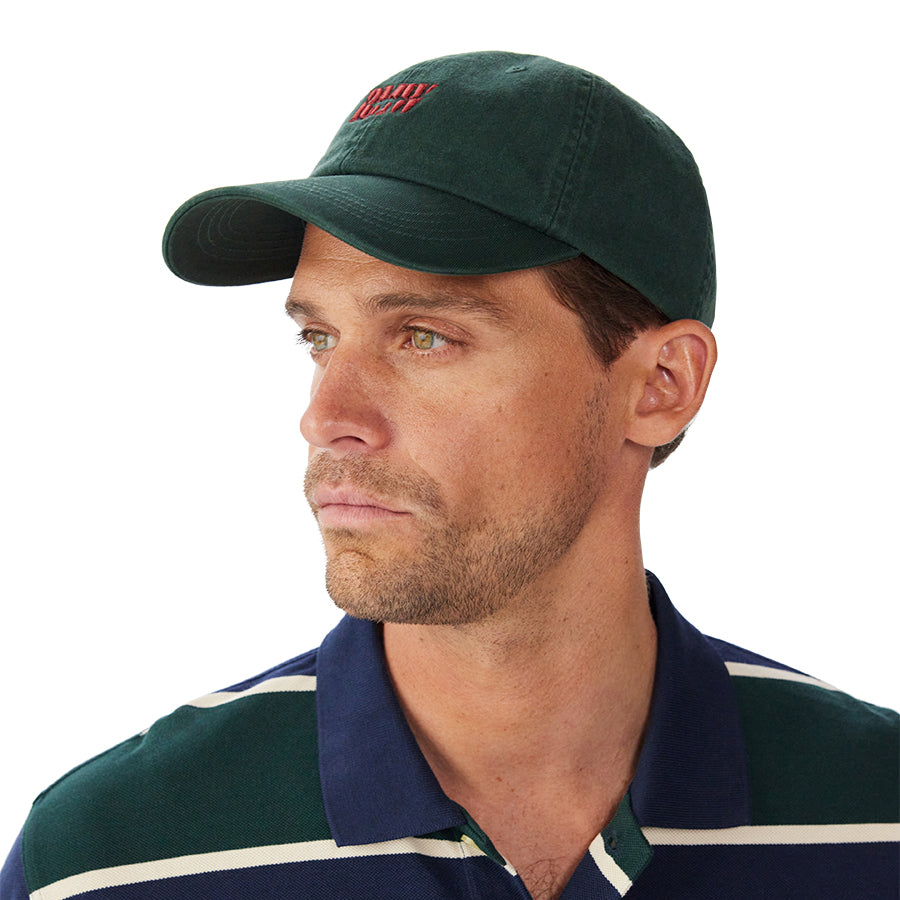 BRANDED TWILL CAP - PINE