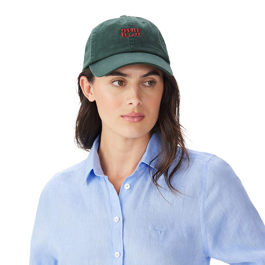 BRANDED TWILL CAP - PINE