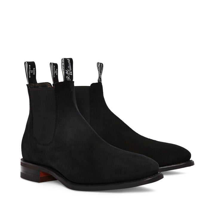 COMFORT CRAFTSMAN H - BLACK SUEDE