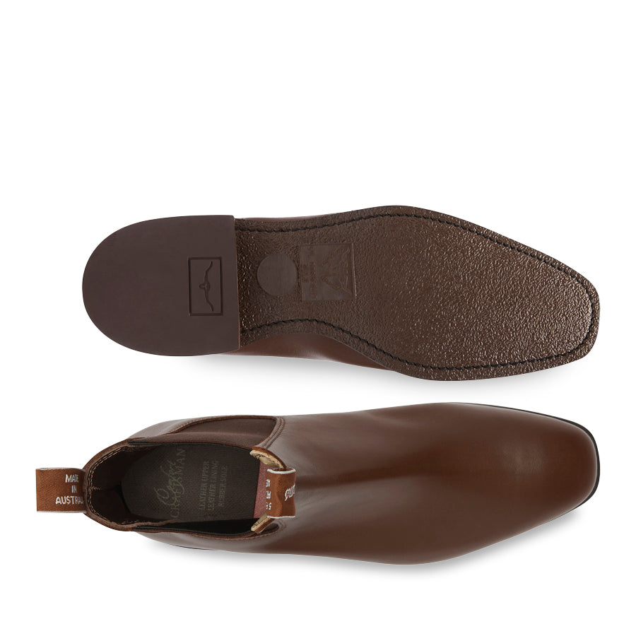 COMFORT CRAFTSMAN H - DARK TAN LEATHER