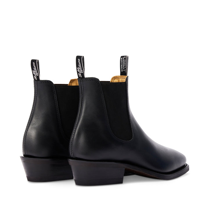 LADY YEARLING BOOT D - BLACK LEATHER