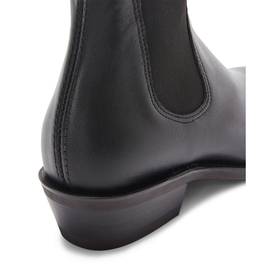 LADY YEARLING BOOT D - BLACK LEATHER