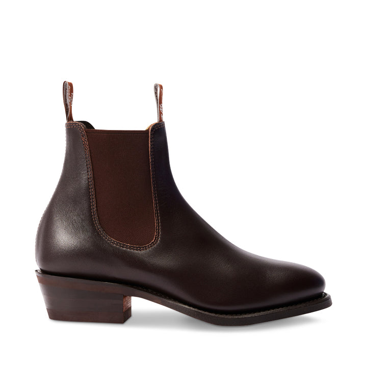 LADY YEARLING BOOT D - CHESTNUT LEATHER