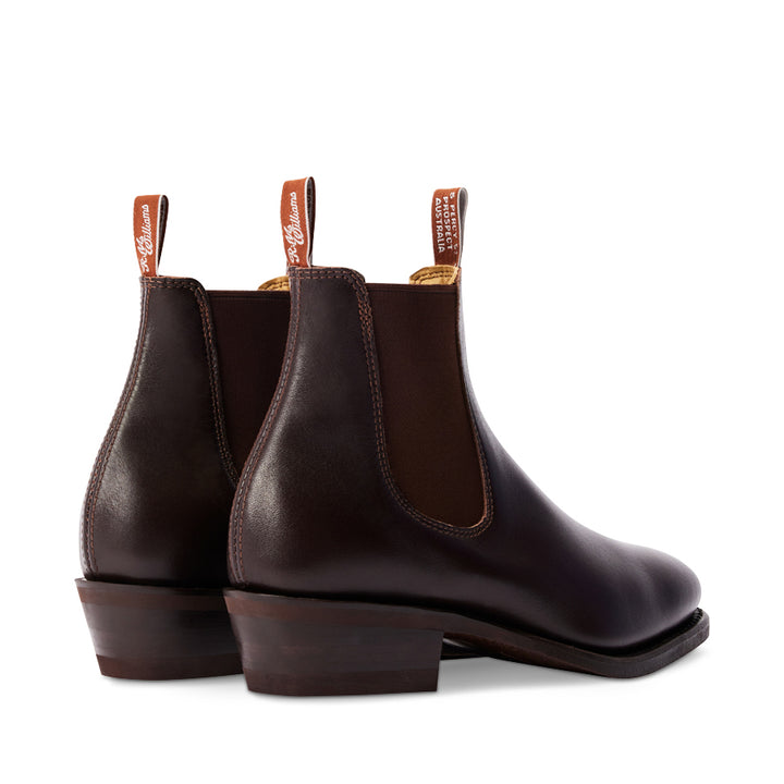 LADY YEARLING BOOT D - CHESTNUT LEATHER