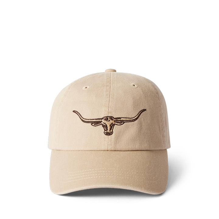 LONGHORN TWILL CAP - ECRU