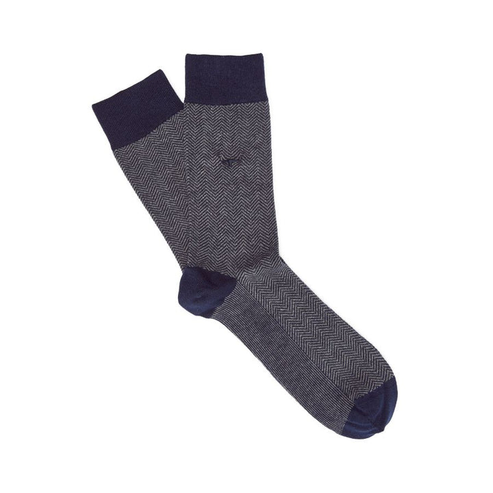 NELSON SOCK - GREY/NAVY