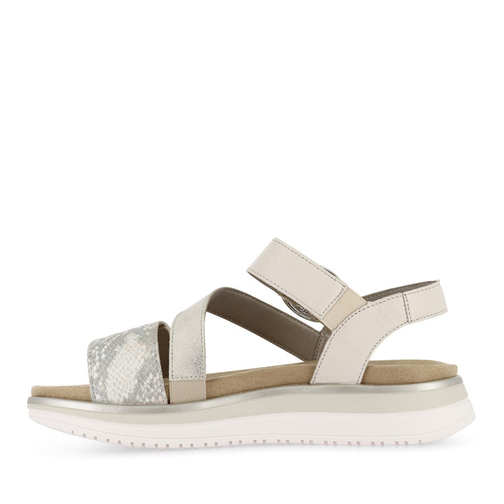 DEVON D1J64 - OFF WHITE GOLD LEATHER