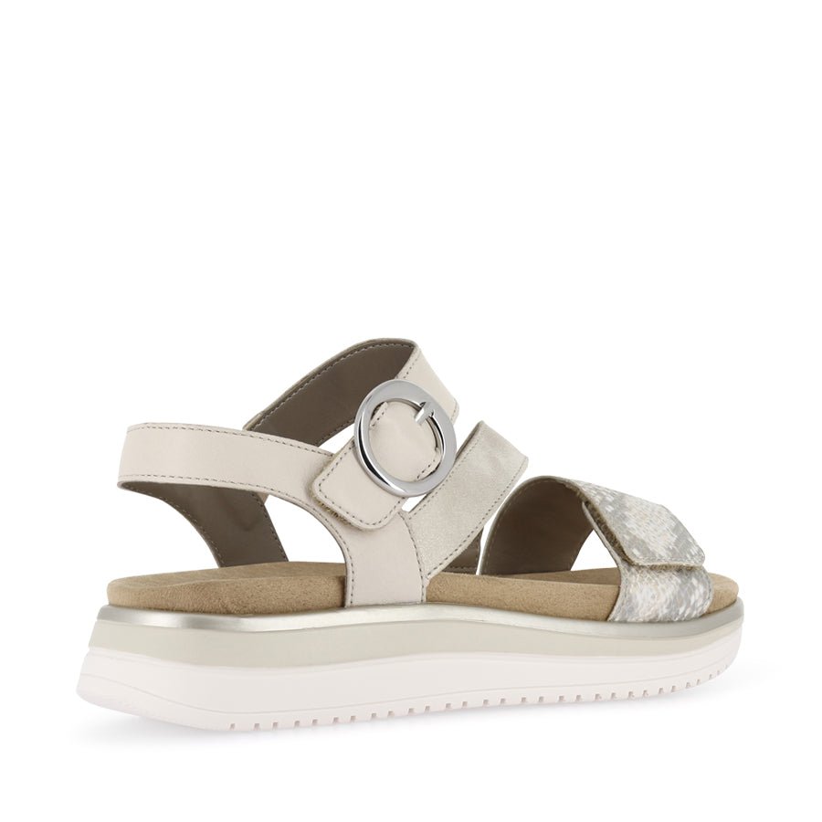 DEVON D1J64 - OFF WHITE GOLD LEATHER