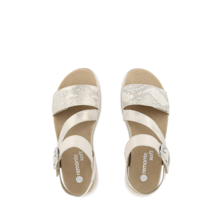 DEVON D1J64 - OFF WHITE GOLD LEATHER
