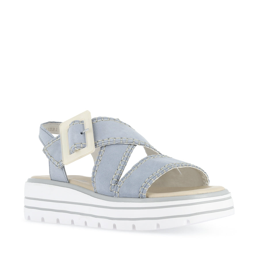 DREAM D3N51 - AQUA BLUE NUBUCK LEATHER