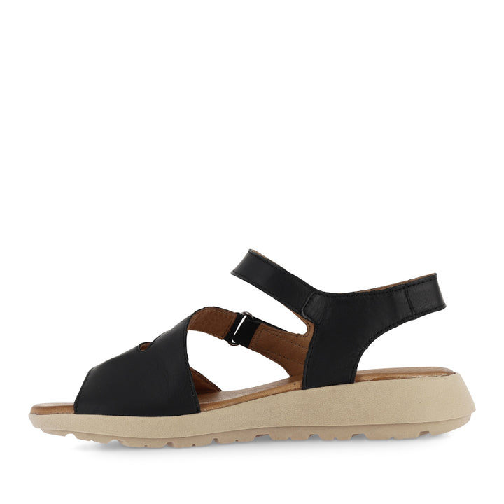 POPPY - BLACK LEATHER