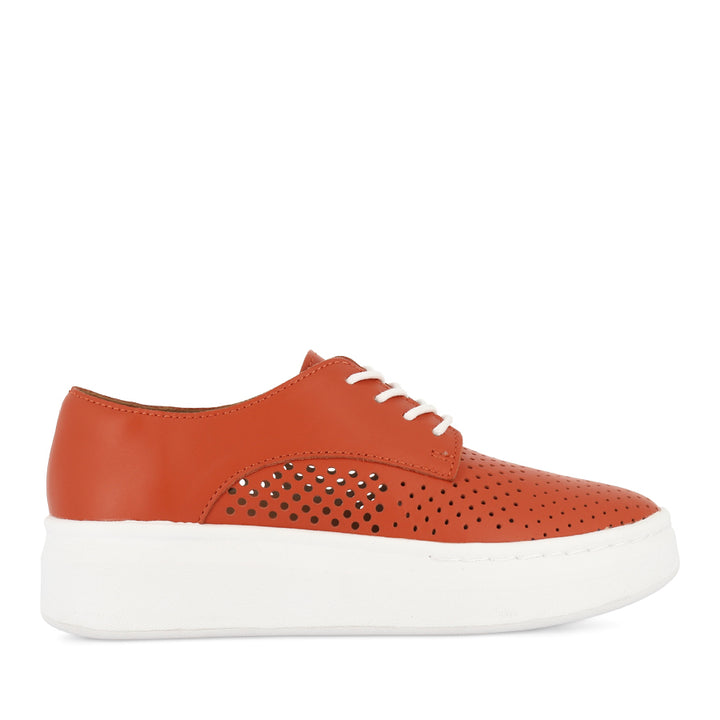 DERBY CITY PUNCH - TANGERINE LEATHER