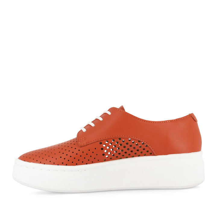 DERBY CITY PUNCH - TANGERINE LEATHER