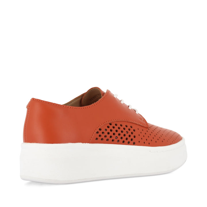 DERBY CITY PUNCH - TANGERINE LEATHER