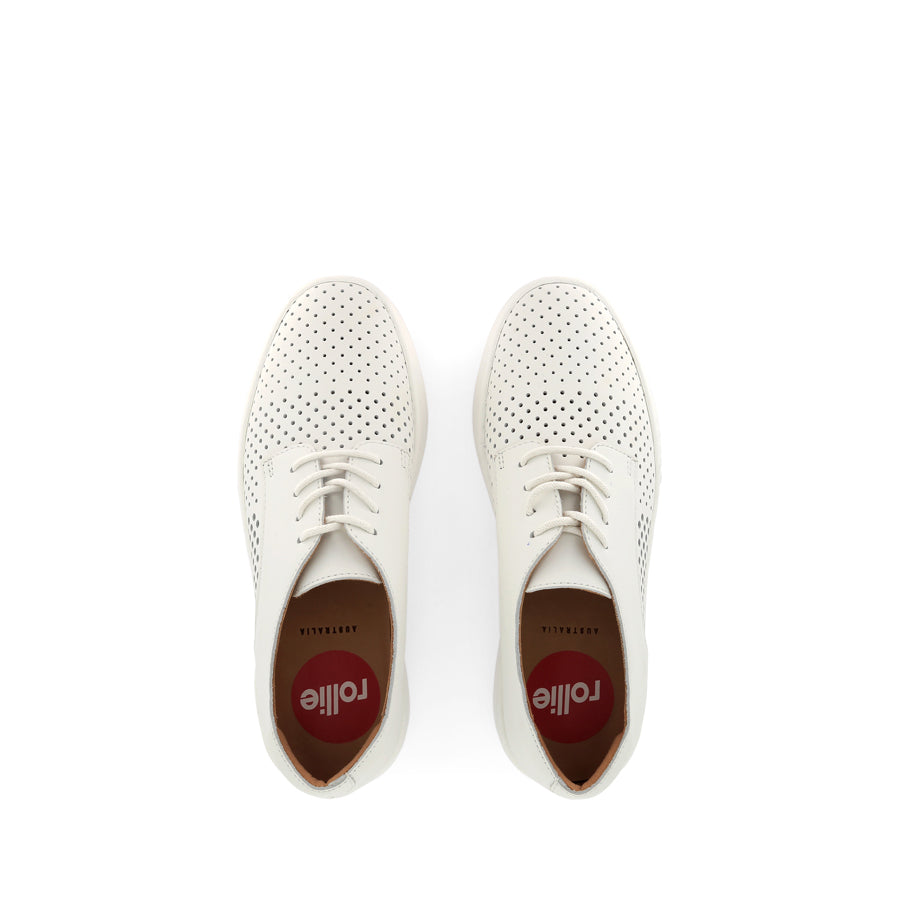 DERBY CITY PUNCH - WHITE LEATHER