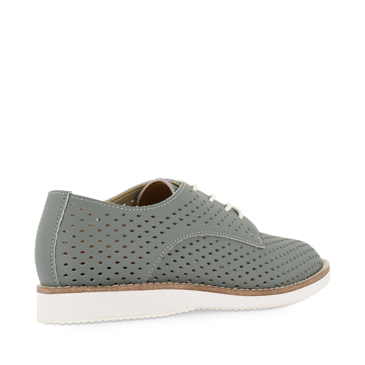 DERBY PUNCH REC - SAGE GREEN LEATHER