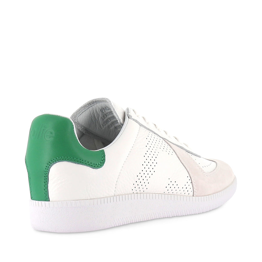 PACE - WHITE-GREEN LEATHER