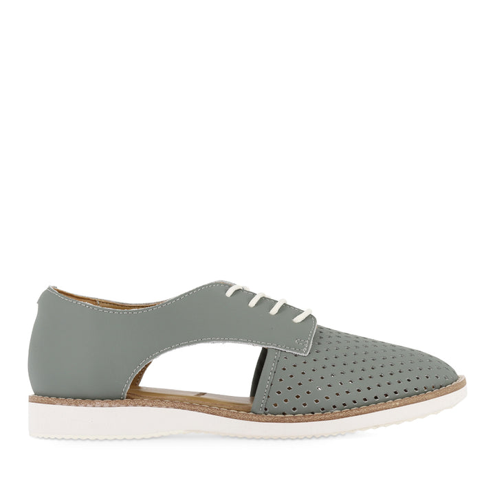 SIDECUT PUNCH REC - SAGE GREEN LEATHER