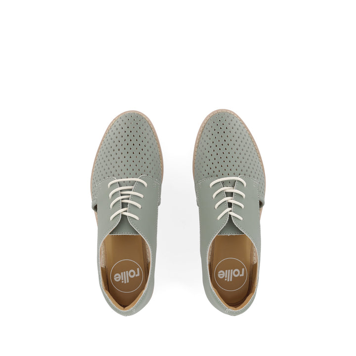 SIDECUT PUNCH REC - SAGE GREEN LEATHER
