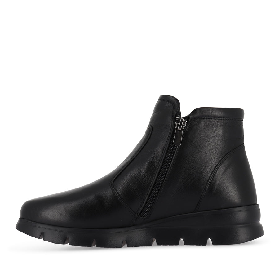 EDDIE - BLACK BLACK LEATHER