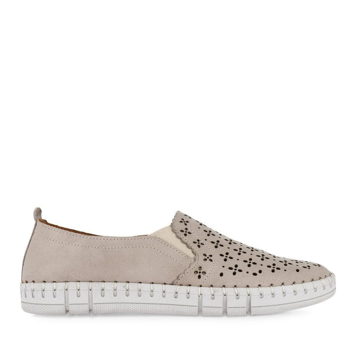 LIA - SILVER GREY LEATHER