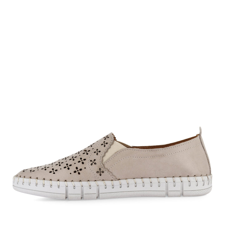 LIA - SILVER GREY LEATHER