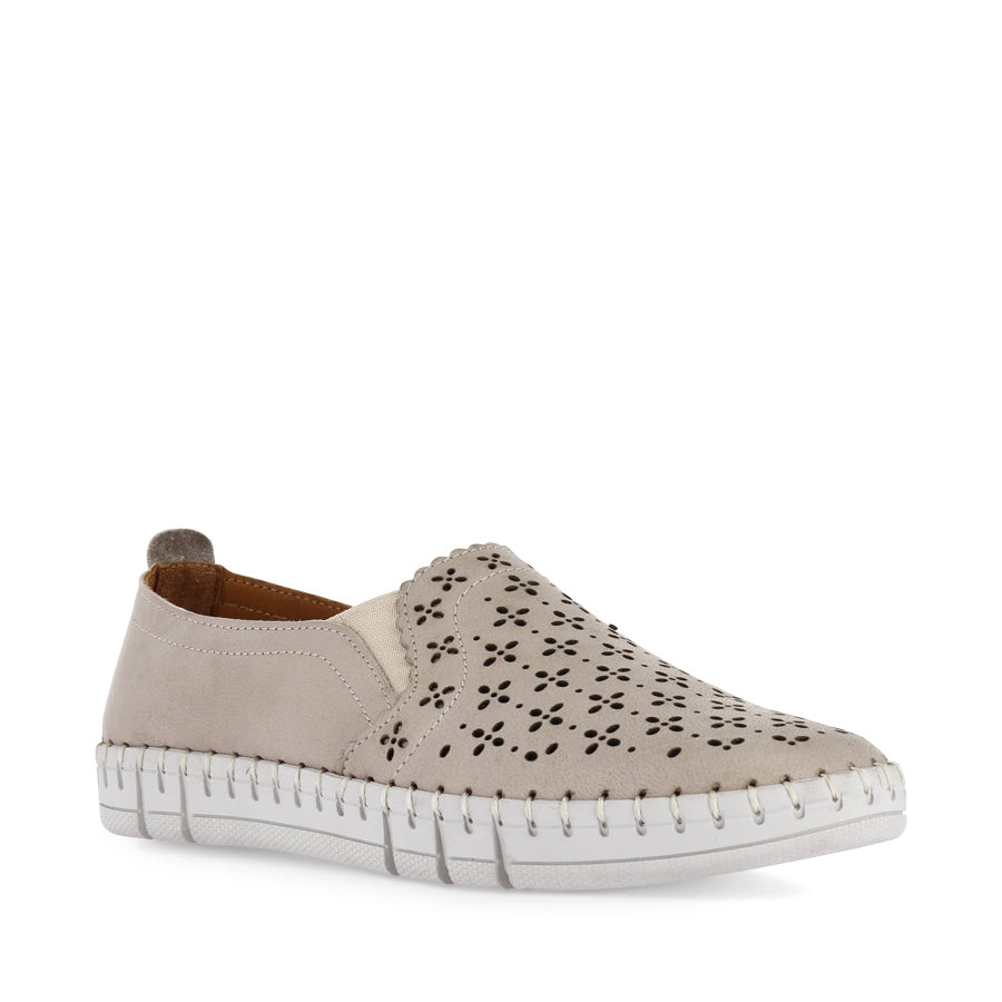 LIA - SILVER GREY LEATHER