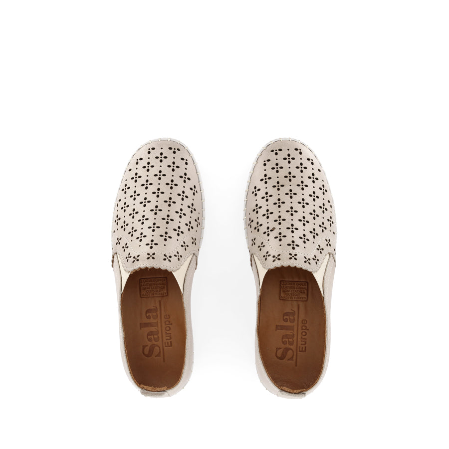 LIA - SILVER GREY LEATHER