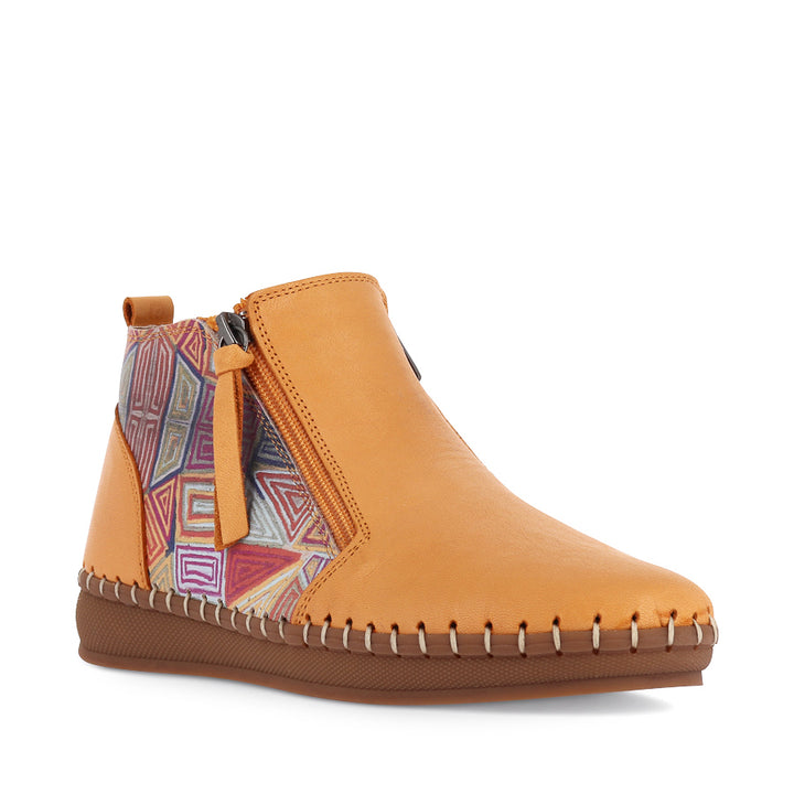 REGAN - ORANGE MOSAIC LEATHER