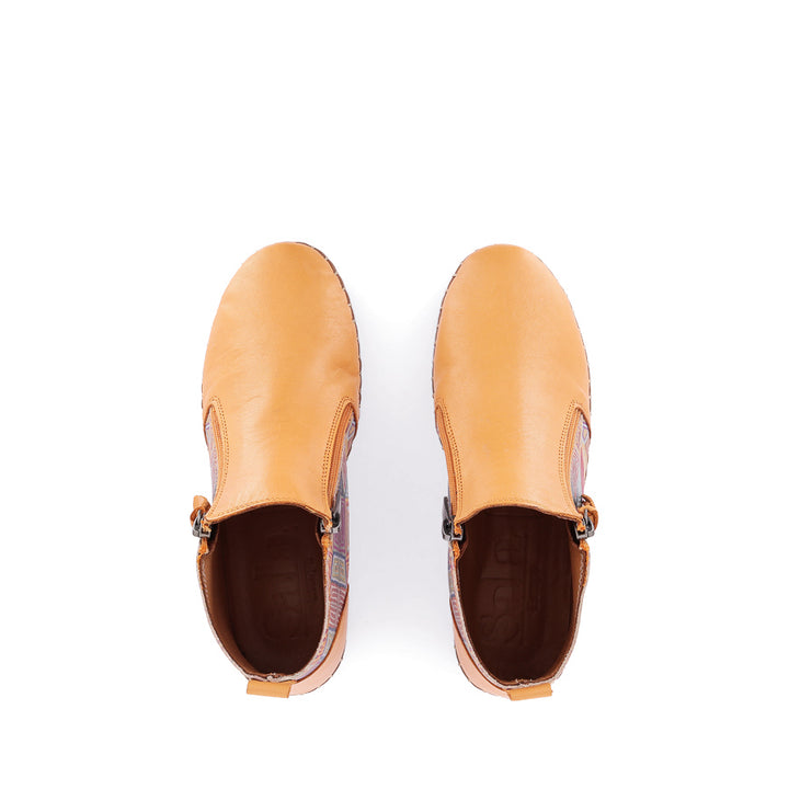 REGAN - ORANGE MOSAIC LEATHER