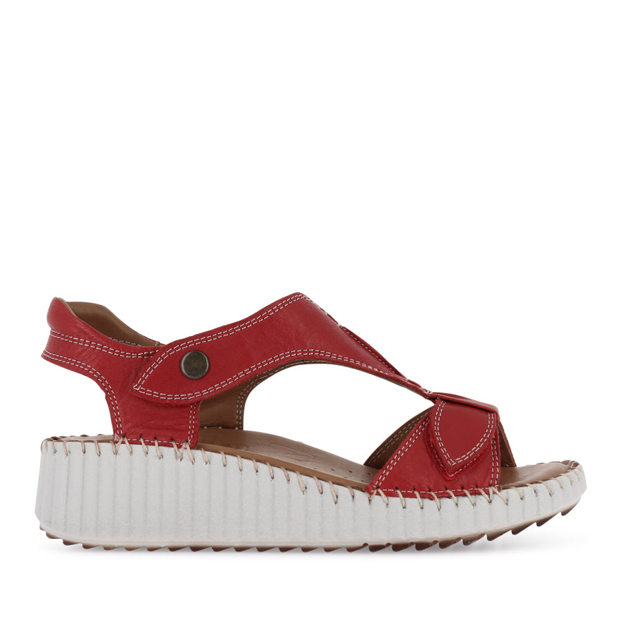 SOFIE - BLOOD RED LEATHER