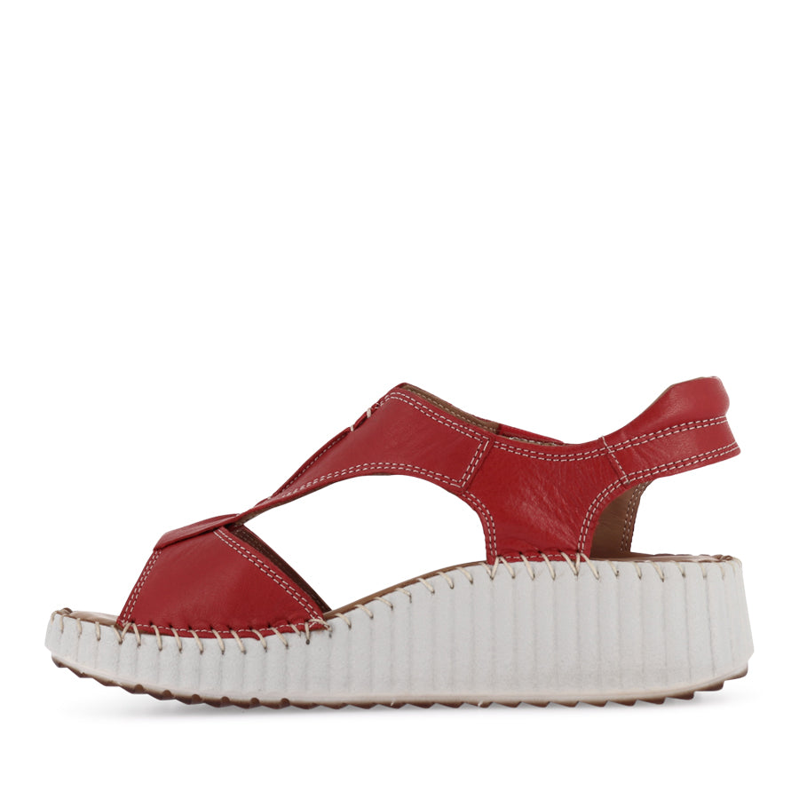 SOFIE - BLOOD RED LEATHER