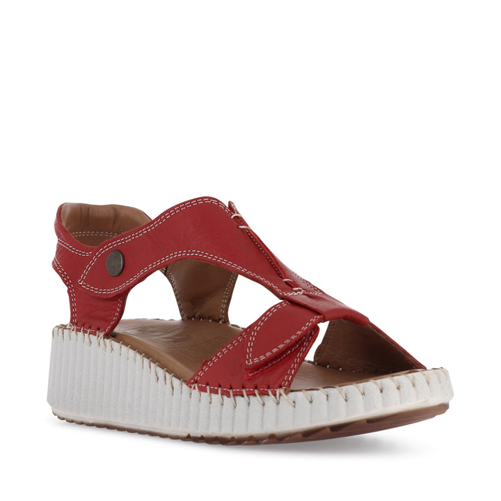SOFIE - BLOOD RED LEATHER