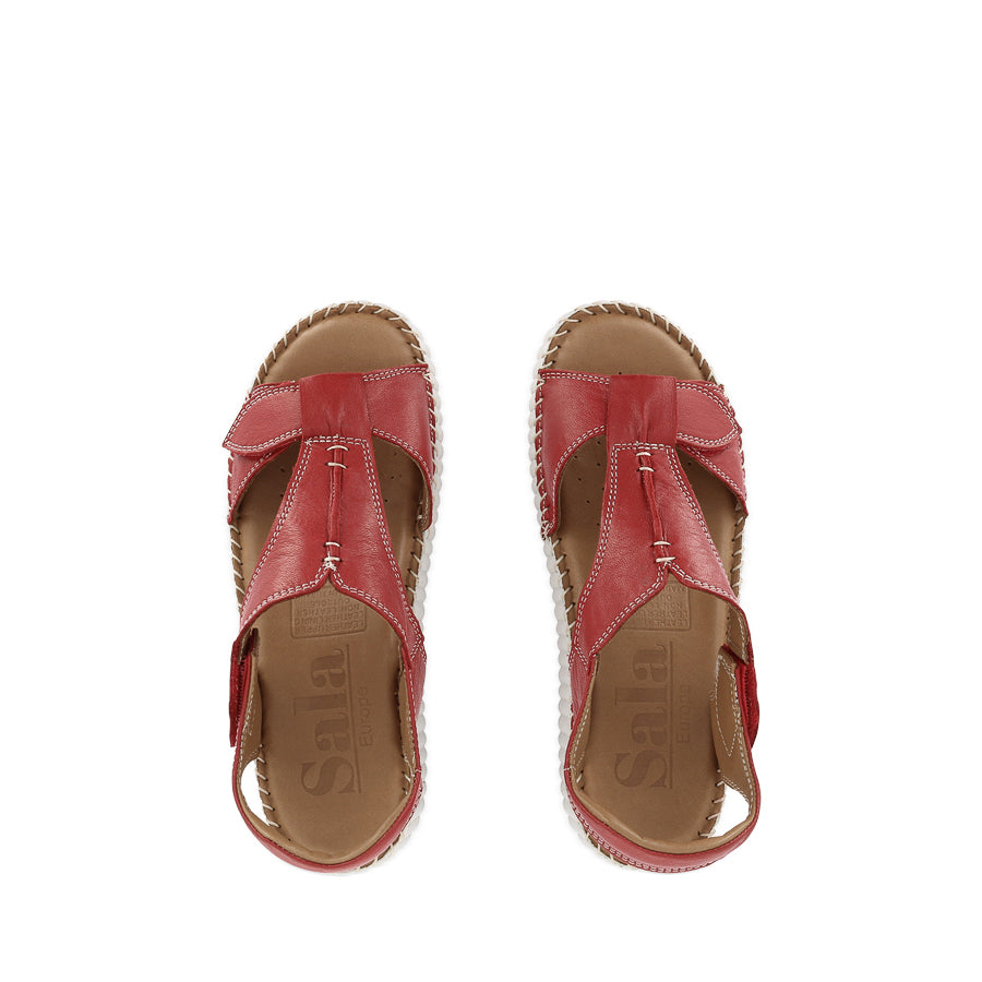 SOFIE - BLOOD RED LEATHER