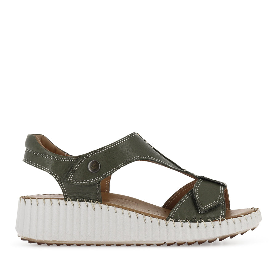 SOFIE - DARK OLIVE LEATHER