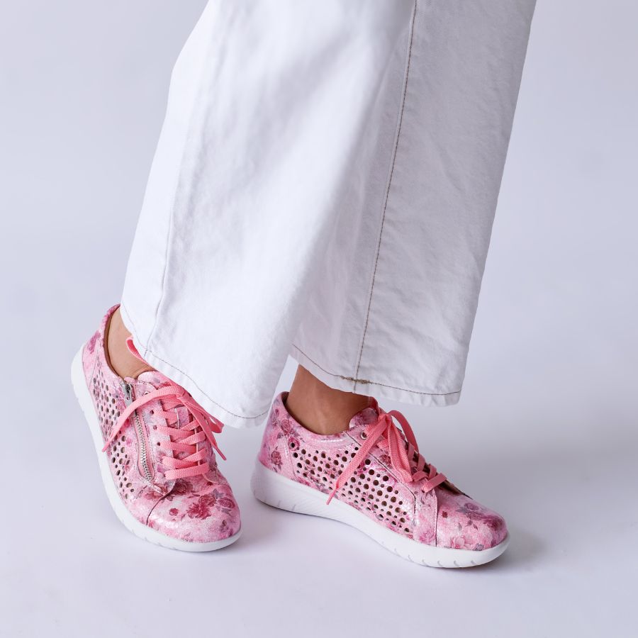 SHOVO XF - PINK PRINT LEATHER