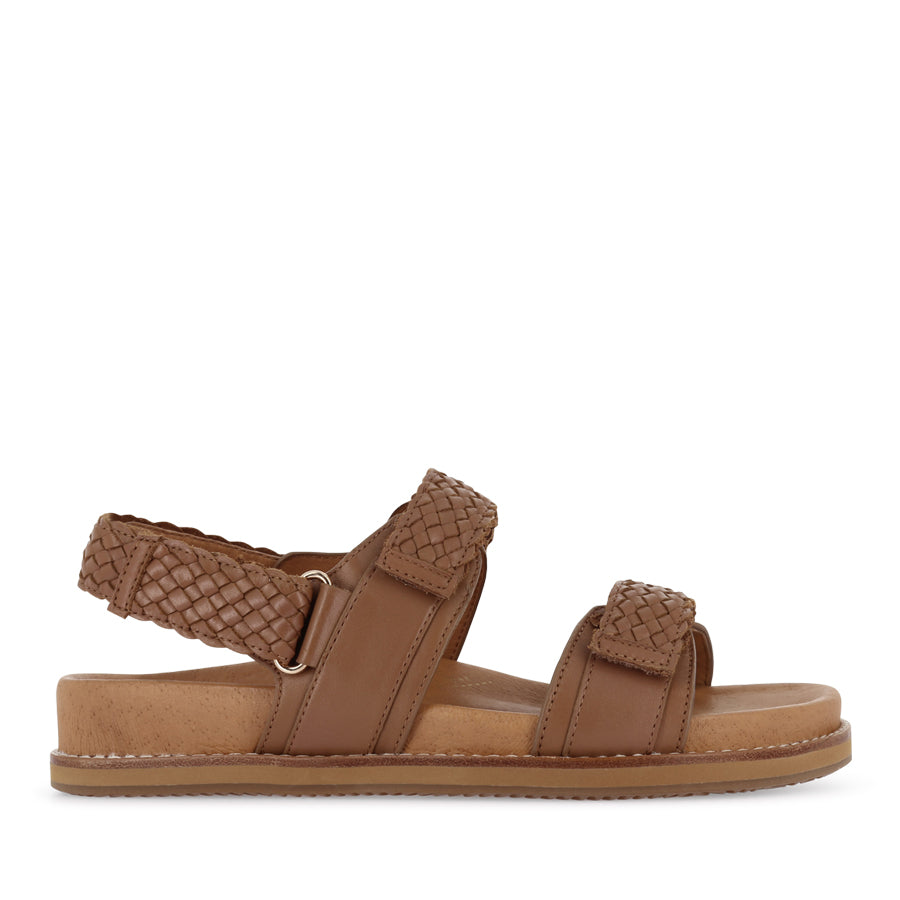 FINDLAY WEAVE - TAN LEATHER