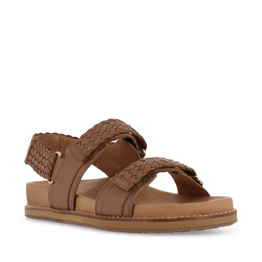 FINDLAY WEAVE - TAN LEATHER