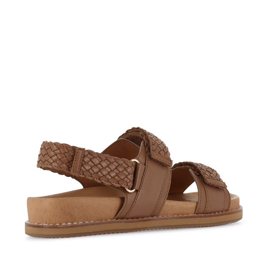 FINDLAY WEAVE - TAN LEATHER