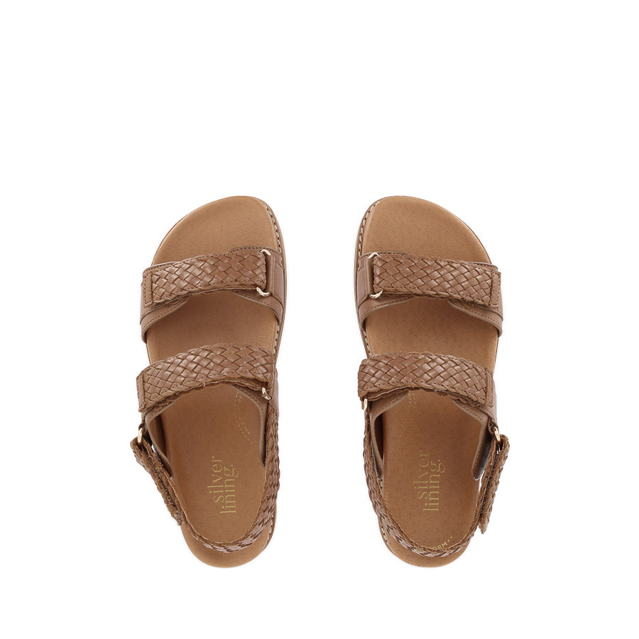 FINDLAY WEAVE - TAN LEATHER