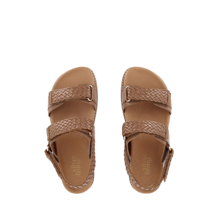FINDLAY WEAVE - TAN LEATHER