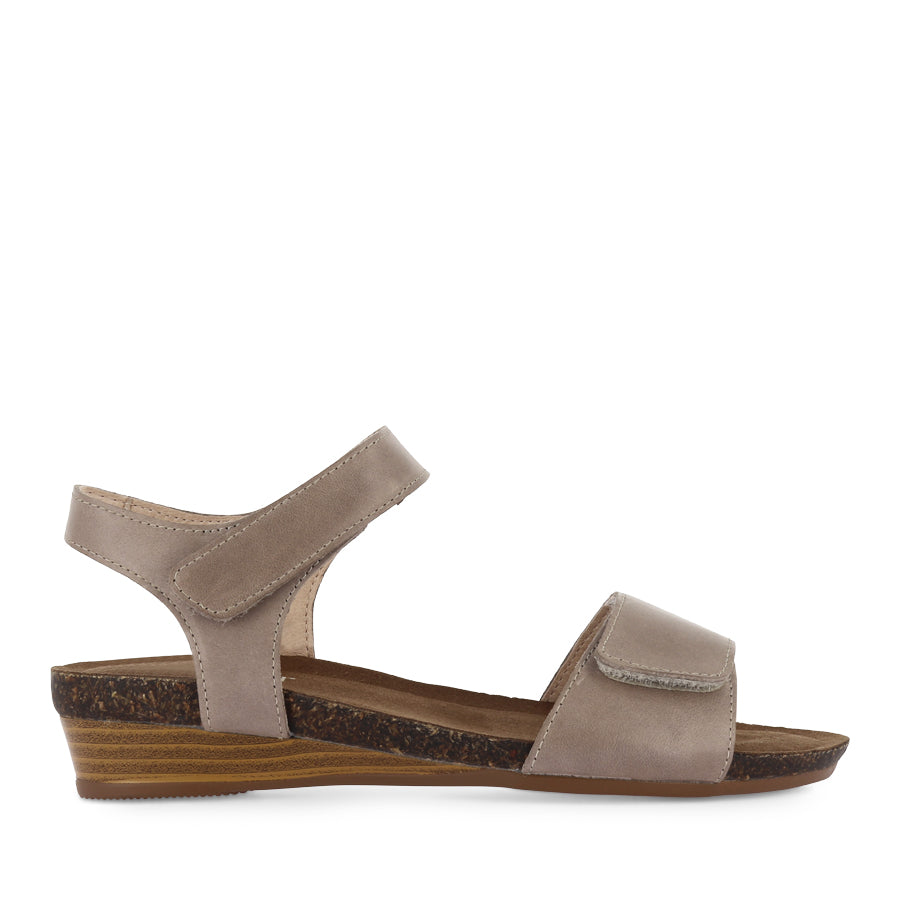 HAPPINESS - TAUPE LEATHER
