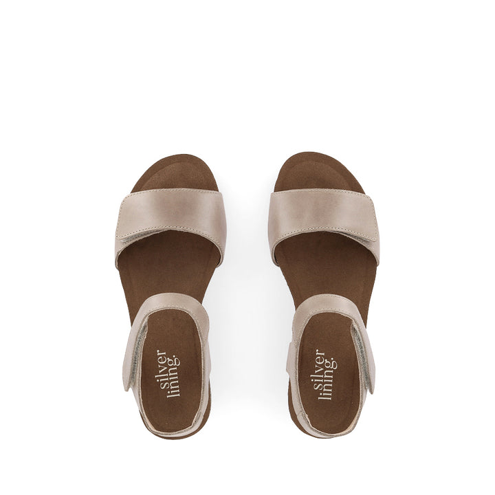 HAPPINESS - TAUPE LEATHER