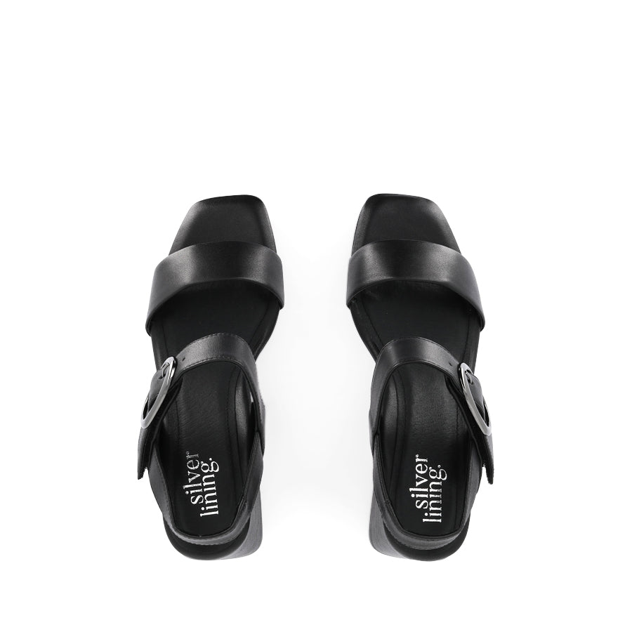 JINDALEE - BLACK BLACK LEATHER