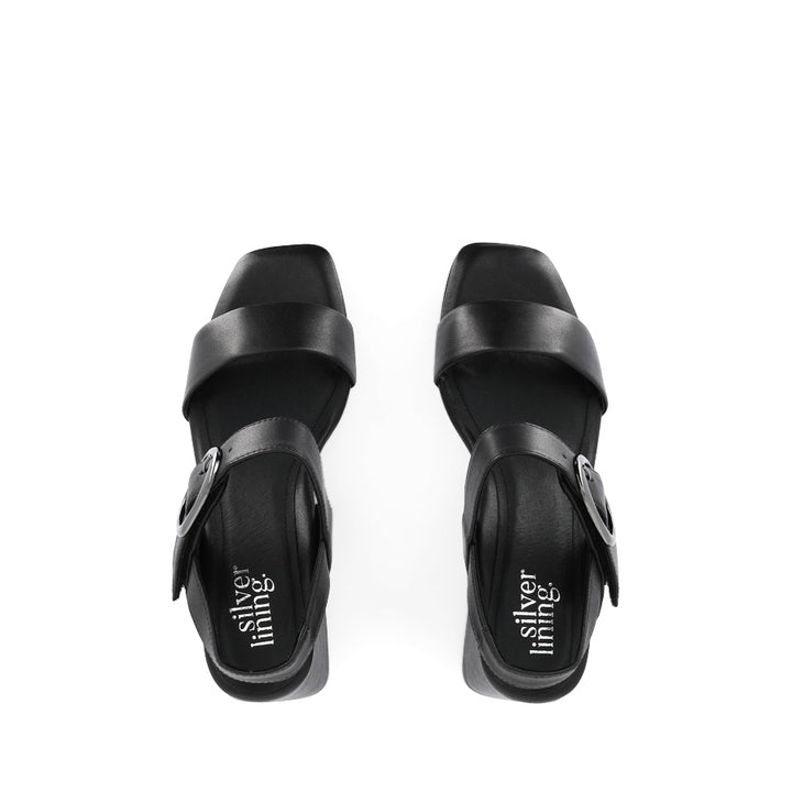 JINDALEE - BLACK BLACK LEATHER