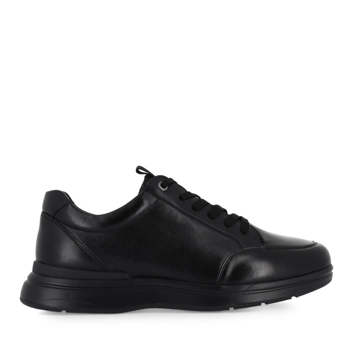 COMMUTER II - BLACK LEATHER